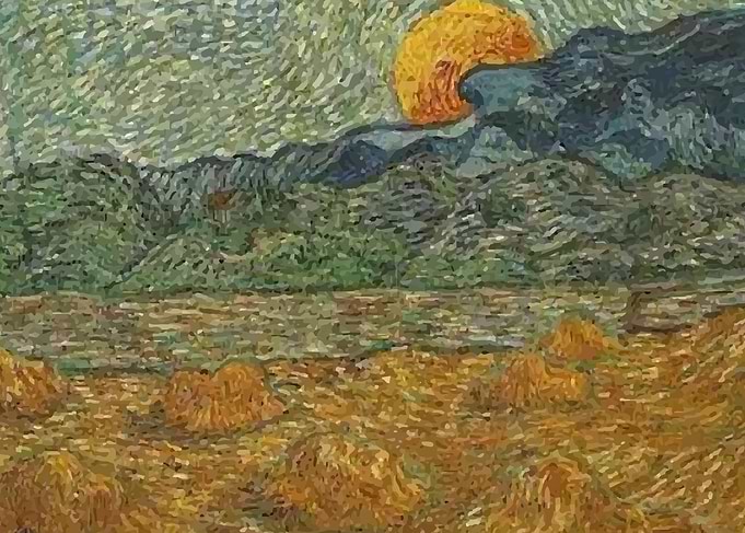 Van Gogh sunrise