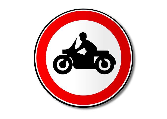 Motorcycle Traffic Sign