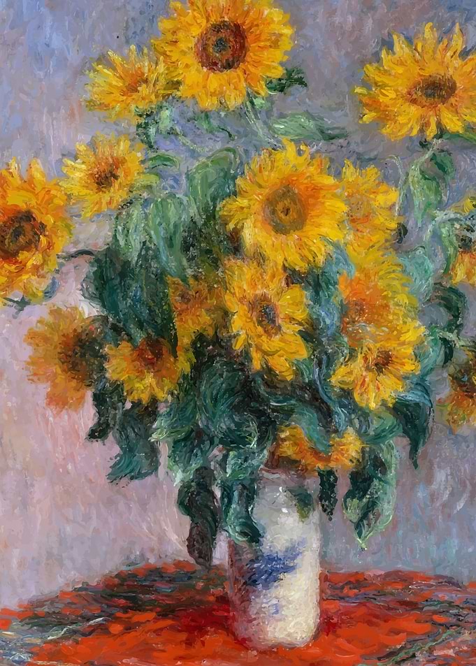 Sunflowers Claude Monet