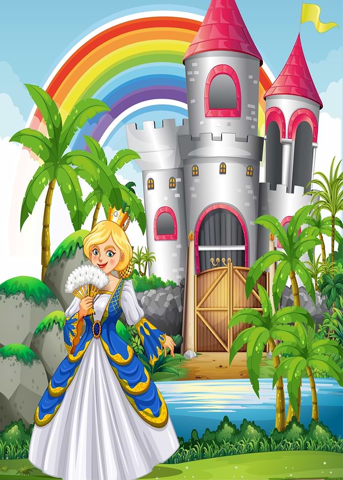 Little Princess in Castle