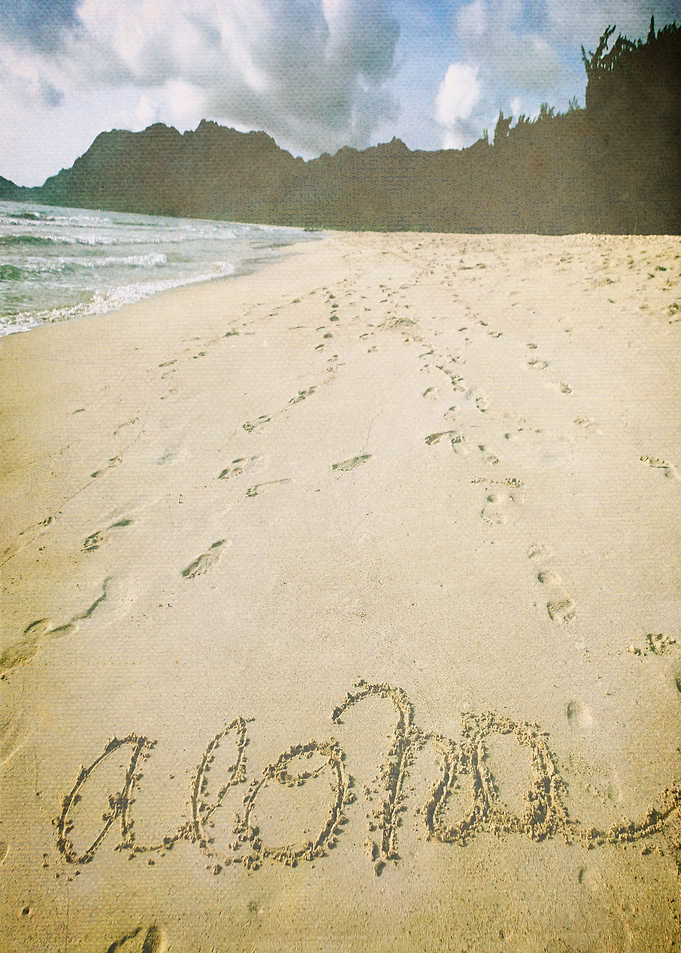 Vintage Hawaii Beach 50