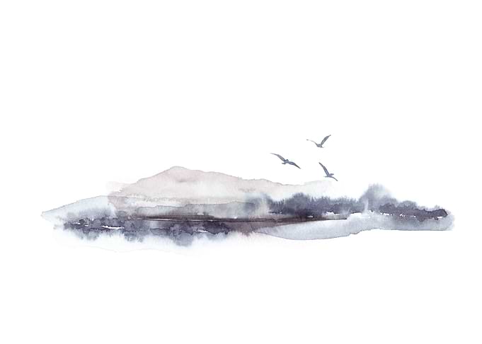 At the horizon