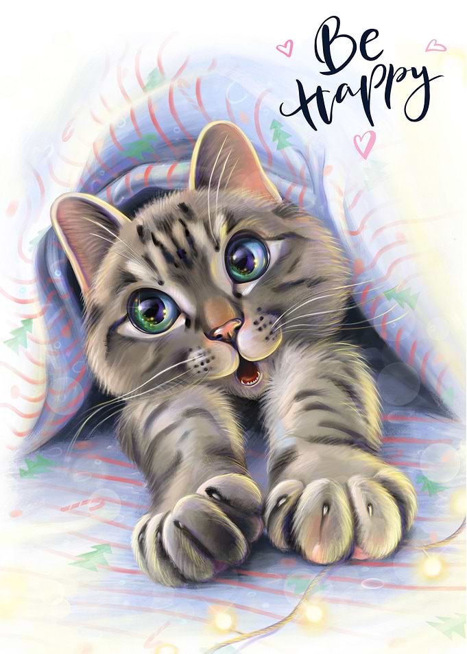Cute kitten