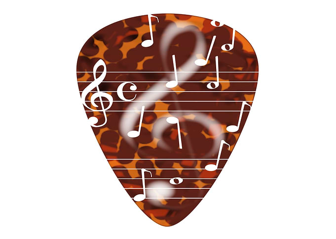 Treble Cleff Plectrum