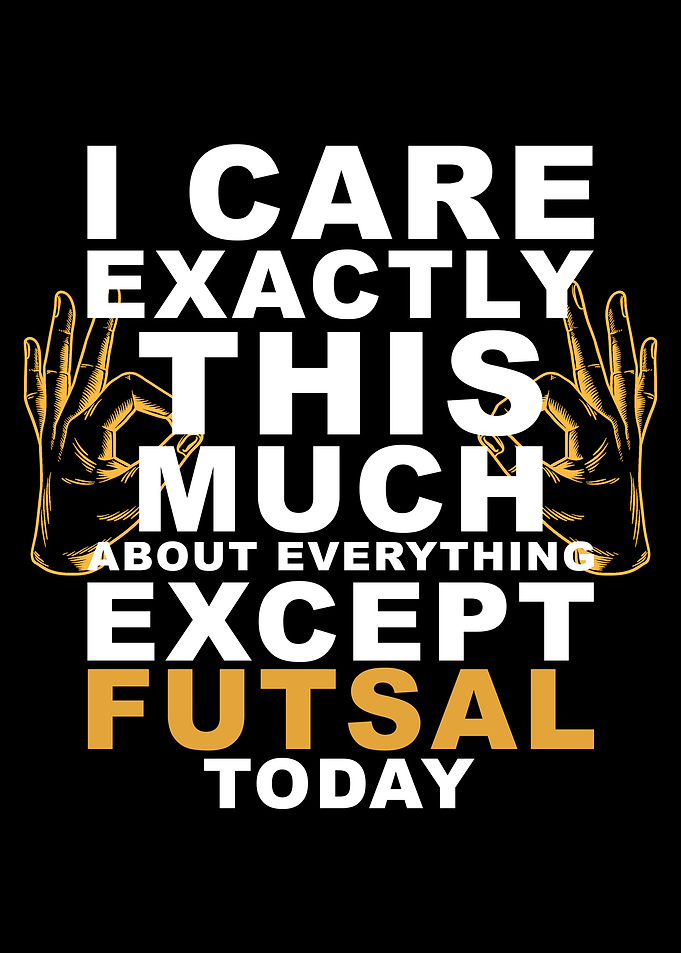 FUTSAL FUNNY POSTER