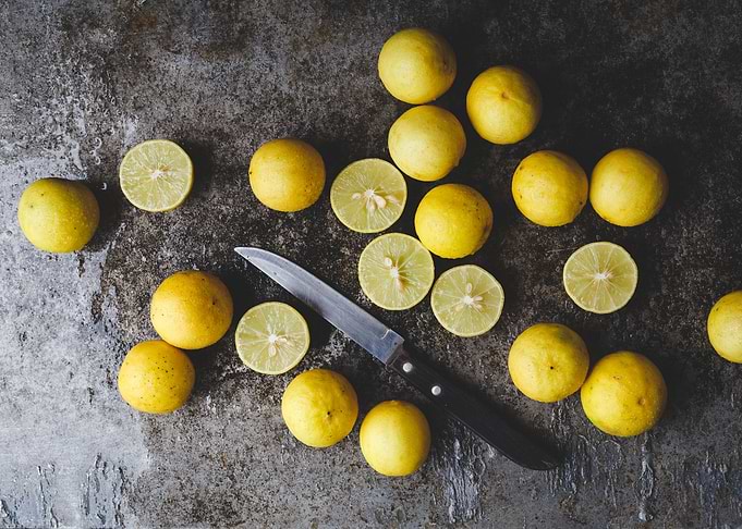 Fresh lemons