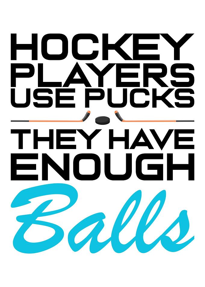 HOCKEY PLAYER FUNNY GIFT