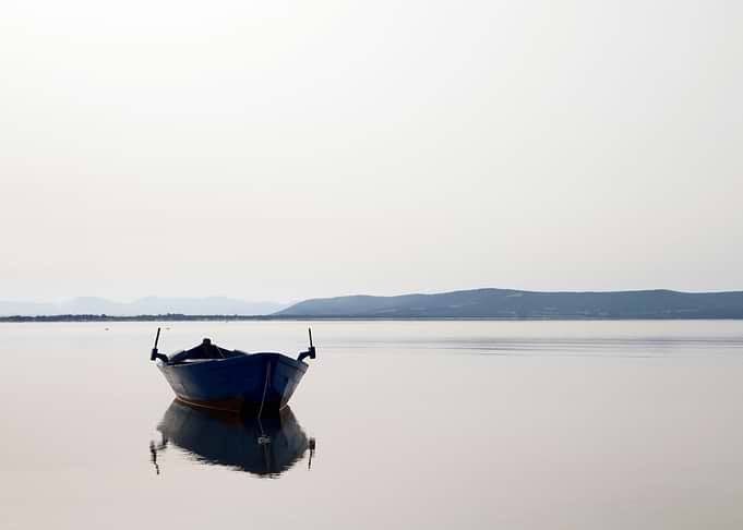 Shadow on Flat Water
