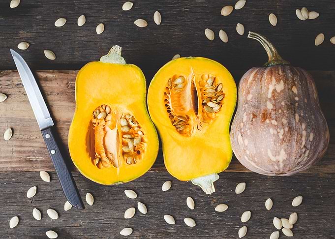Fresh pumpkins