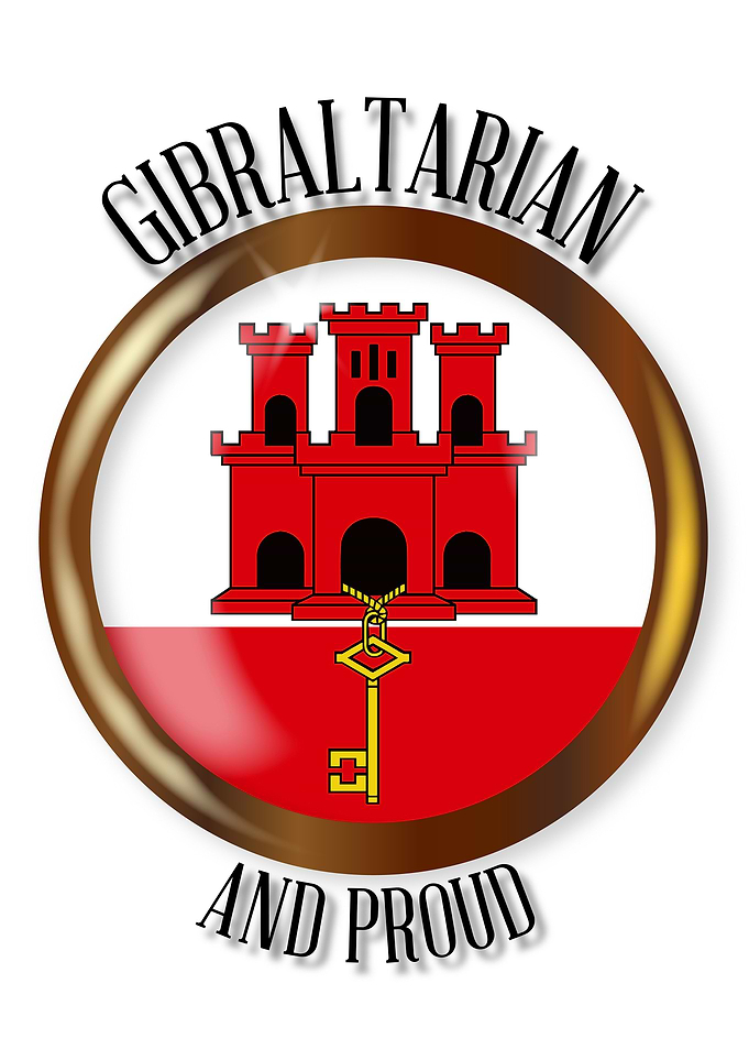 Gibraltar Proud Flag