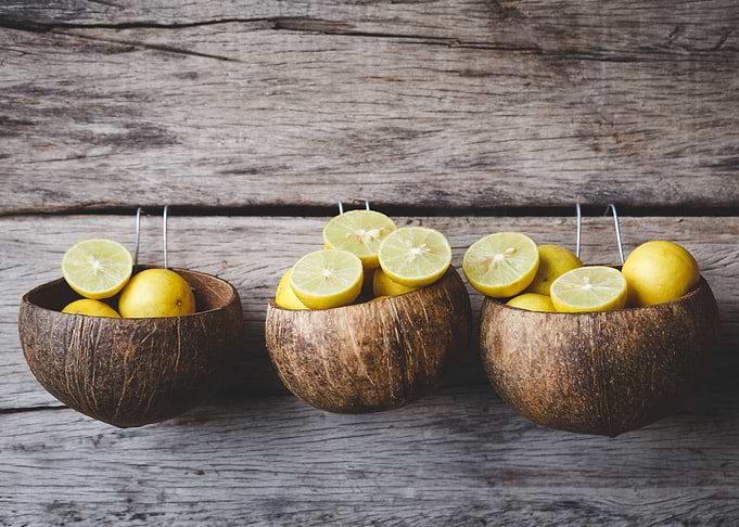 Fresh lemons