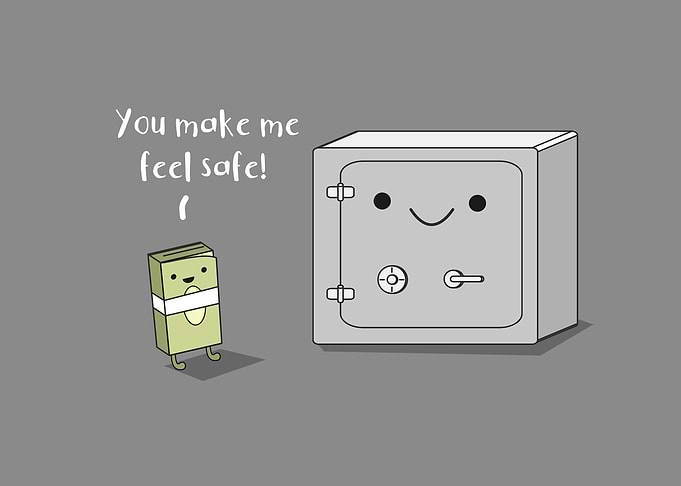 You make me feel safe pun