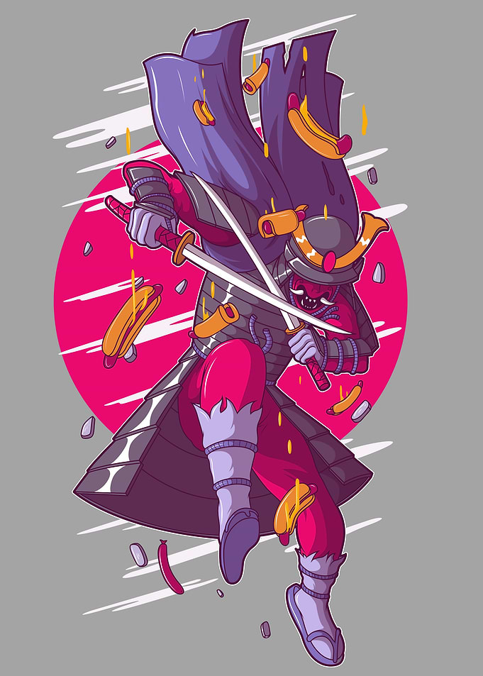 Hot Dog and Samurai