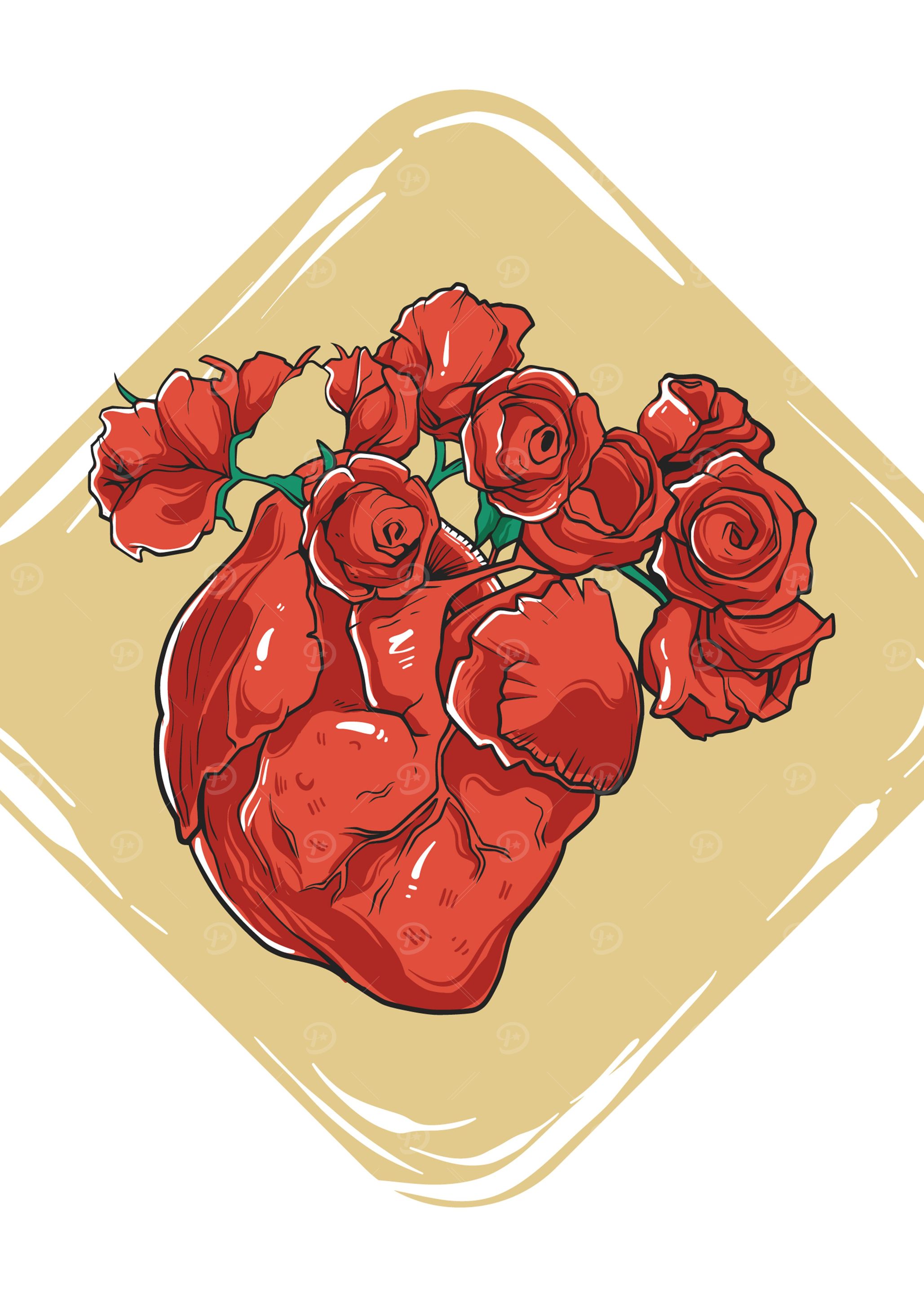 Roses heart