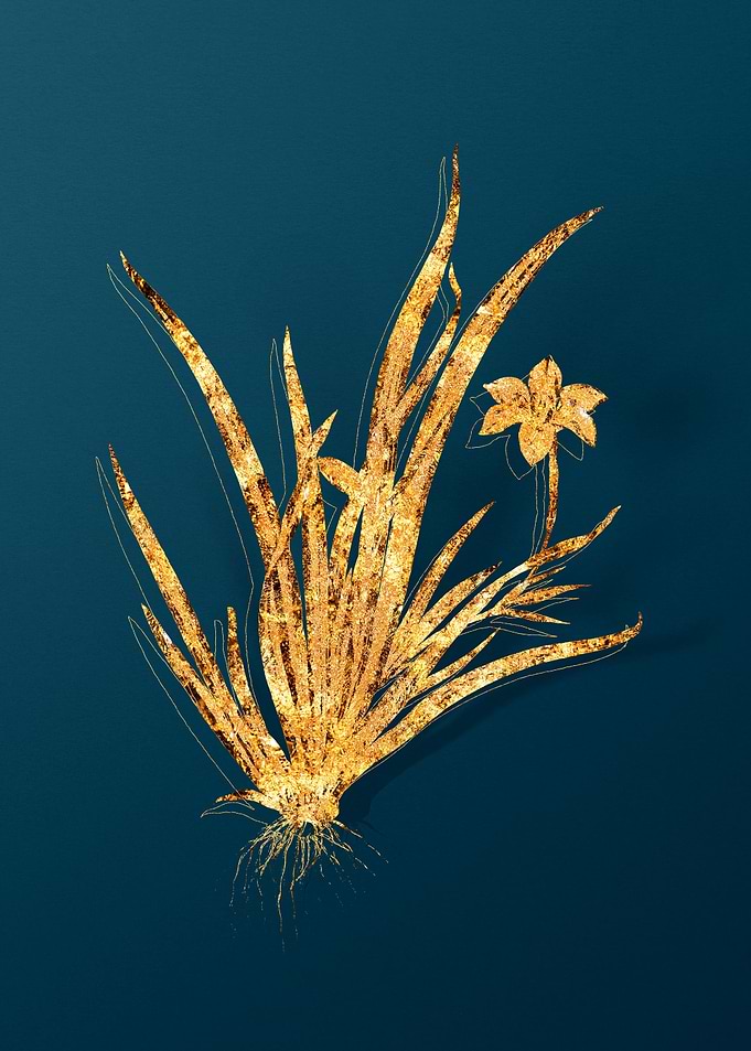 Gold Antique Botanicals