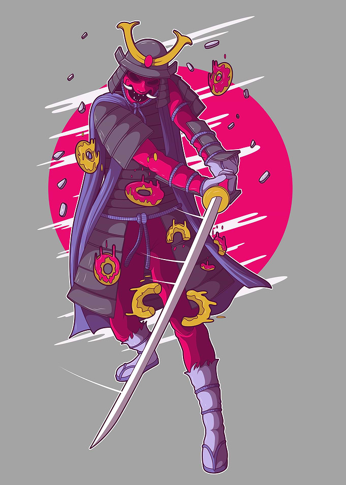 Donut and Samurai