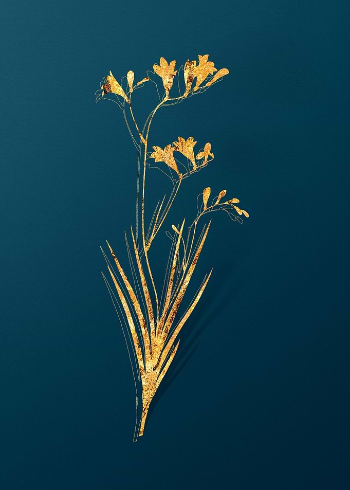 Gold Antique Botanicals