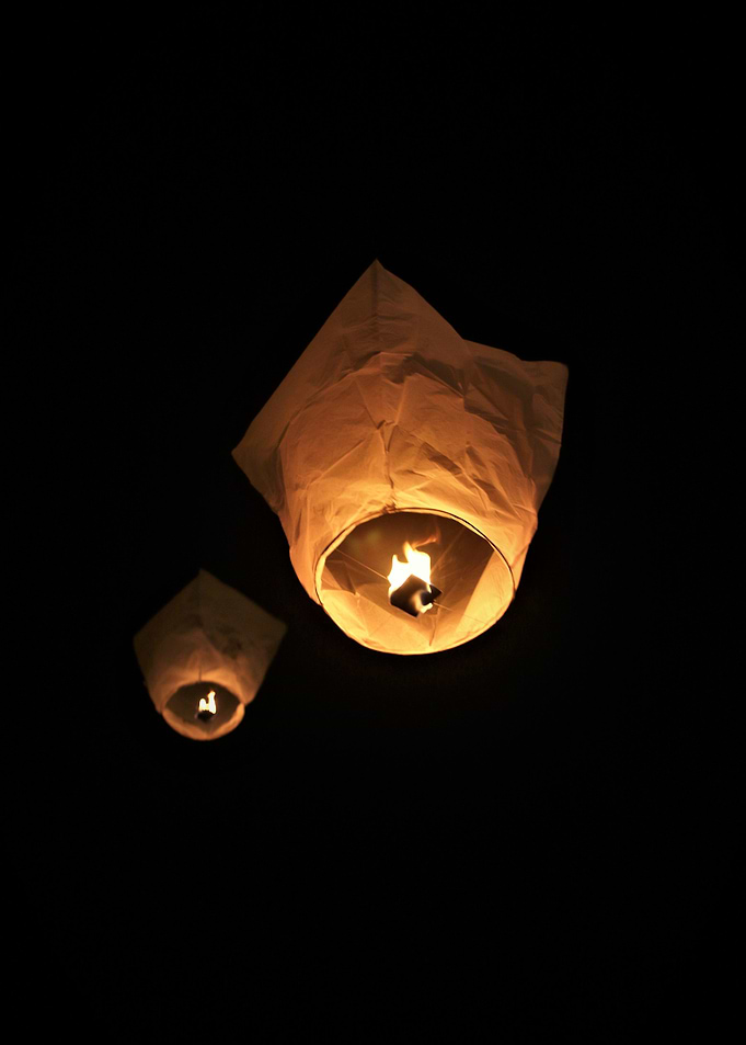 in the dark
