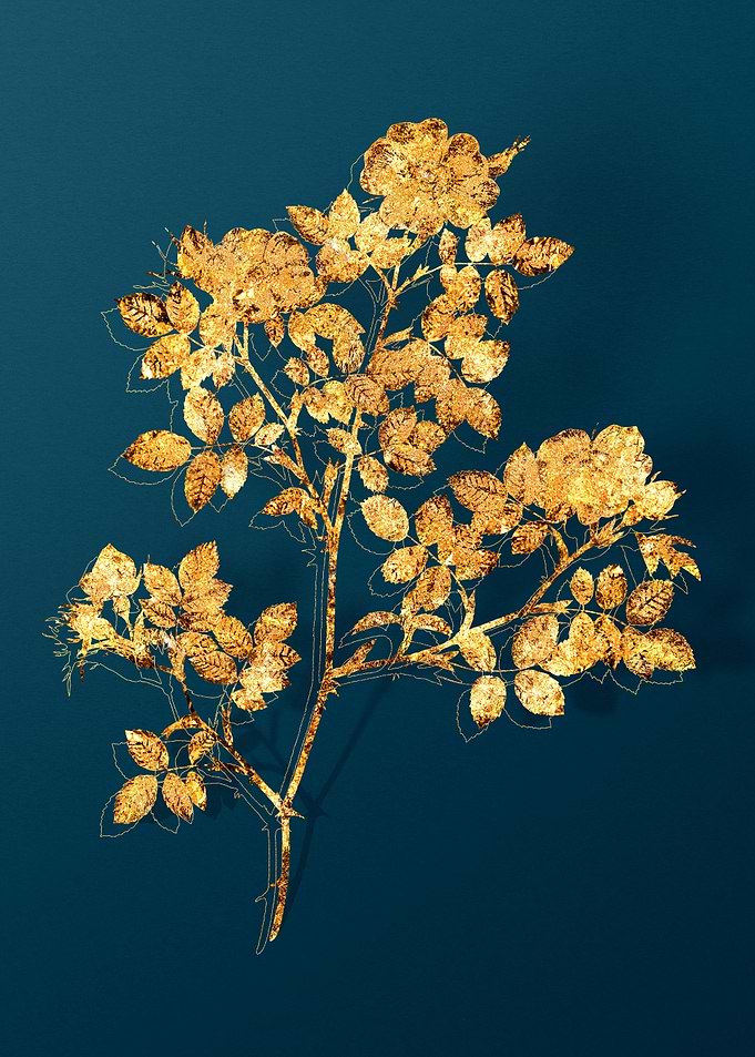 Vintage Botanical Gold
