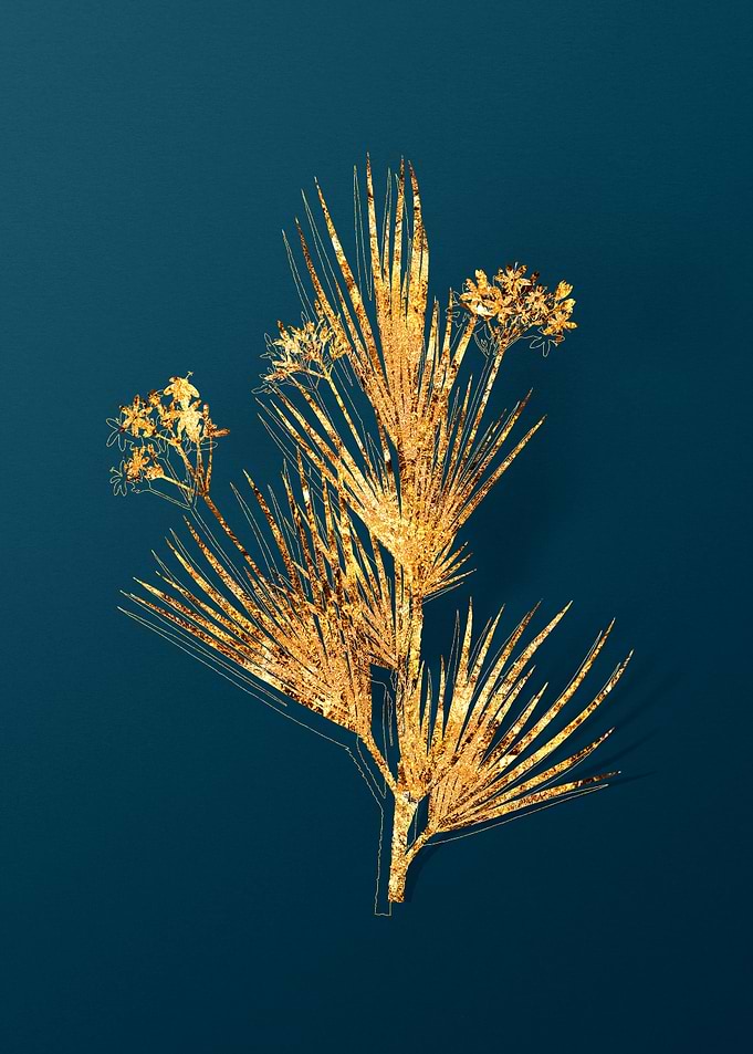 Vintage Botanicals in Gold