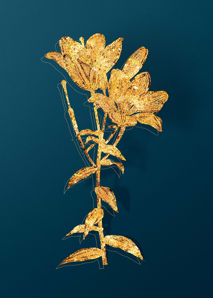 Gold Vintage Illustration
