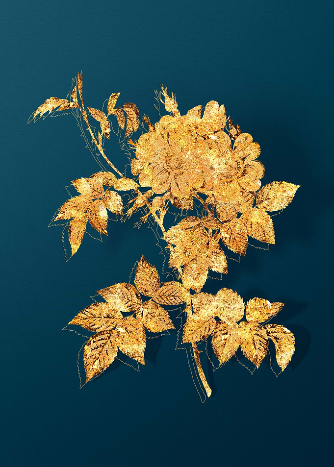 Vintage Botanical Gold