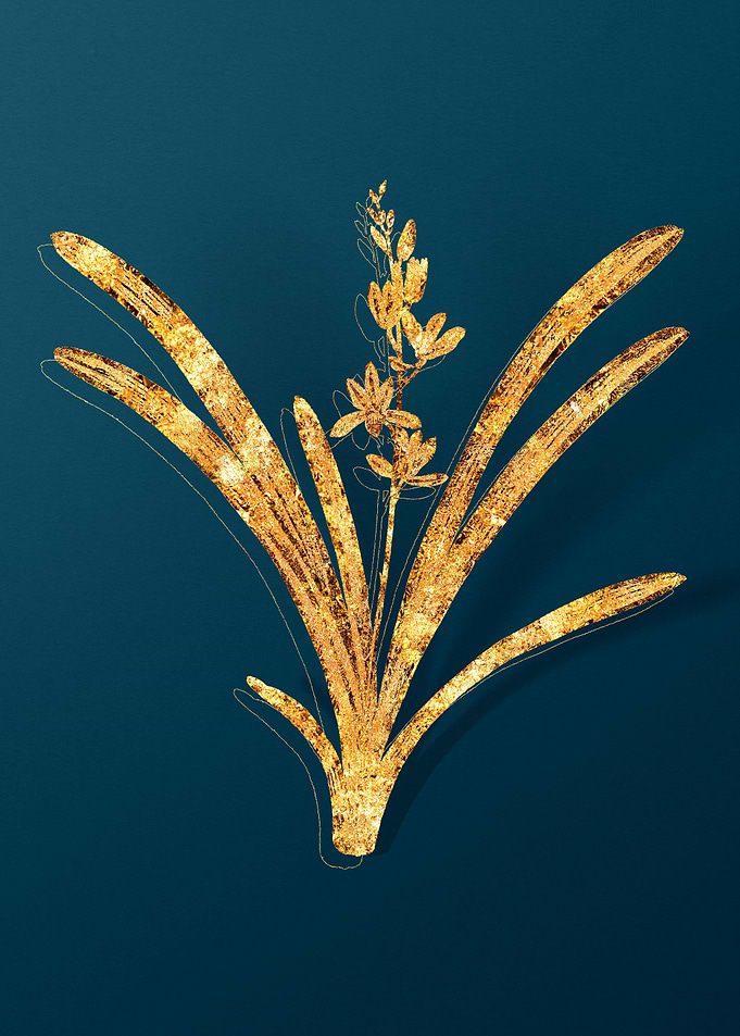 Vintage Botanicals in Gold