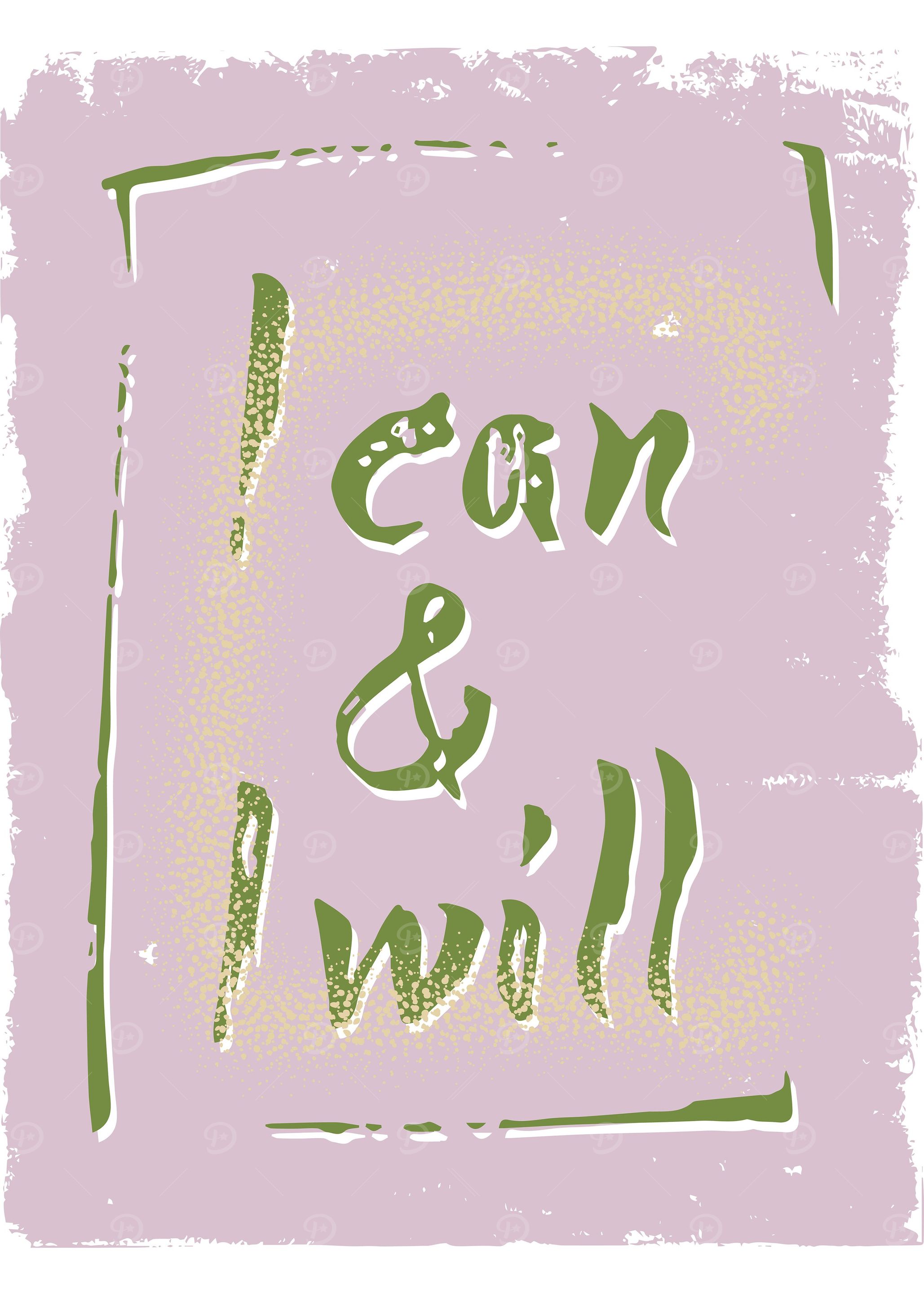 I can and I will