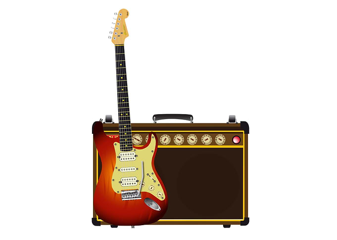 Guitar And Amplifier