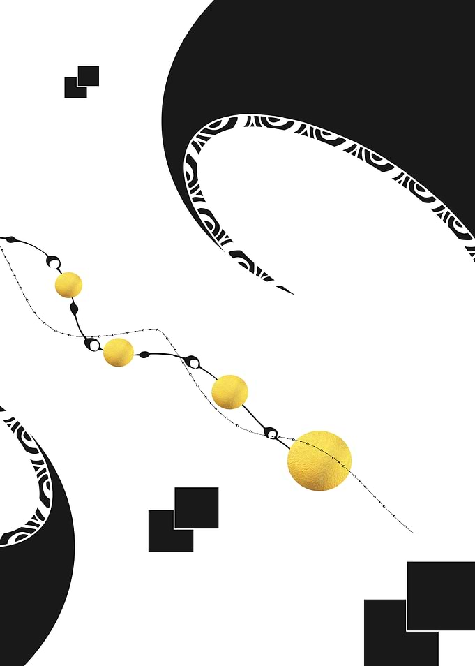 BW Abstract No 7 gold
