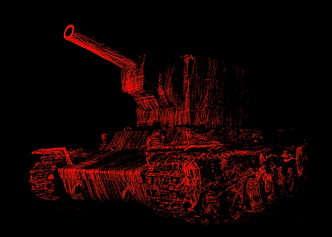 Old Soviet Tank KV2