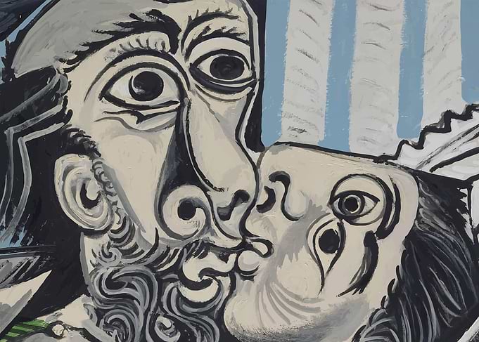 the kiss Pablo Picasso