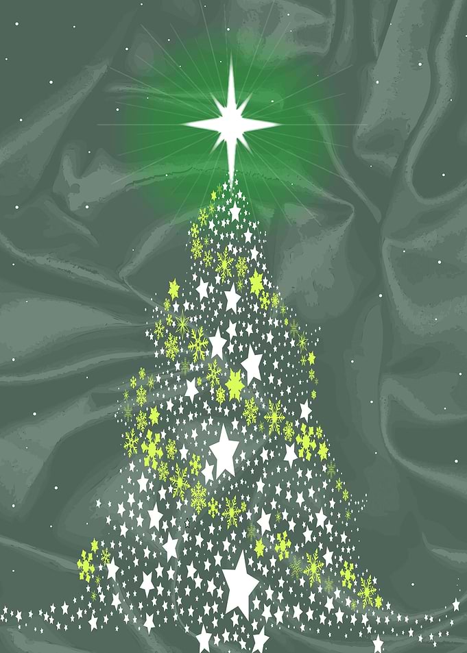 Silk Christmas Tree