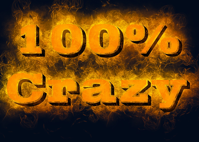 100 Crazy Orange