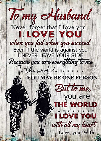 To my Husband