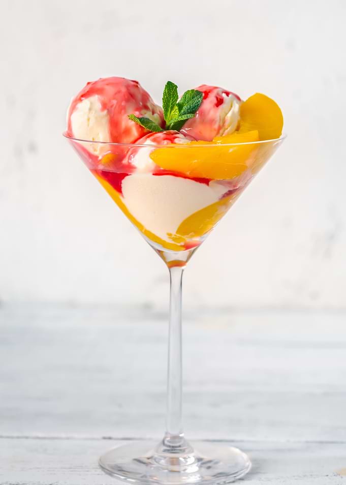 Peach Melba