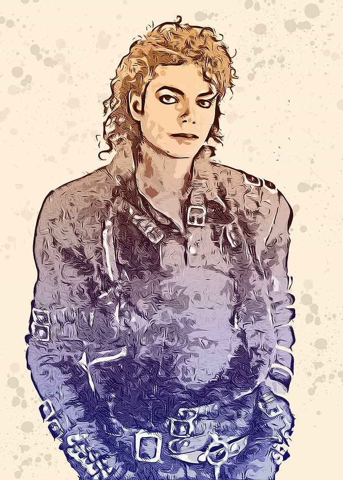 Michael Jackson vector art