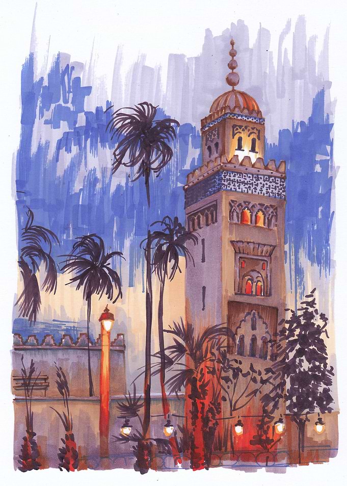 Evening Arab Street
