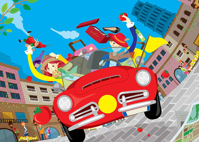 Fantasy Italian cartoon