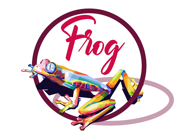 Frog in Pop Art