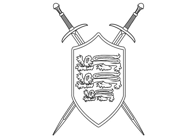 Crossed Swords and Shield