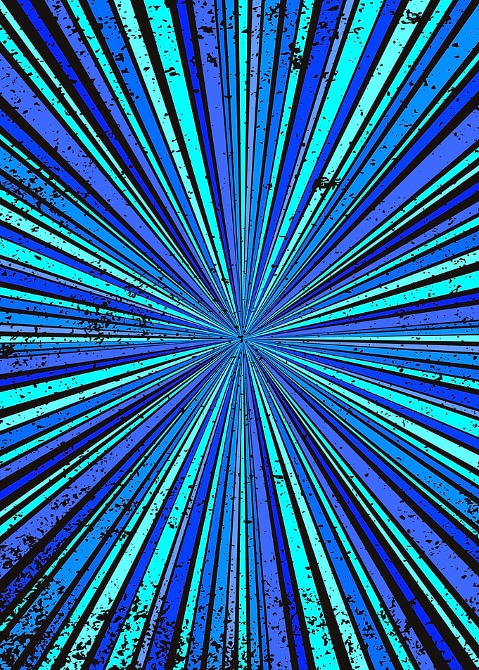 Blue Retro Grunge
