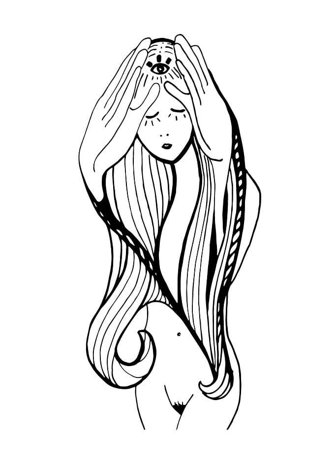 Ink Drawing Illustration