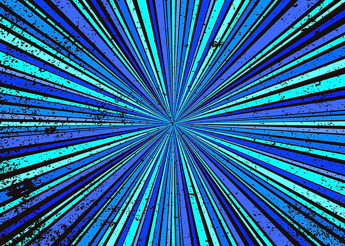 Blue Retro Grunge
