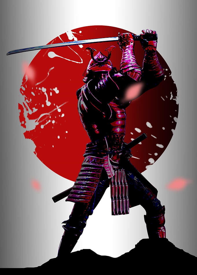 Amazing samurai sword
