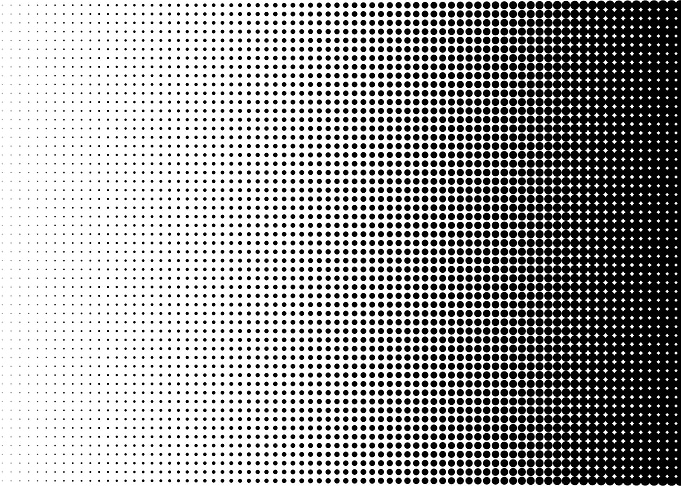 Halftone Faded Grid