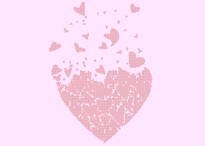 Flyaway Love Heart