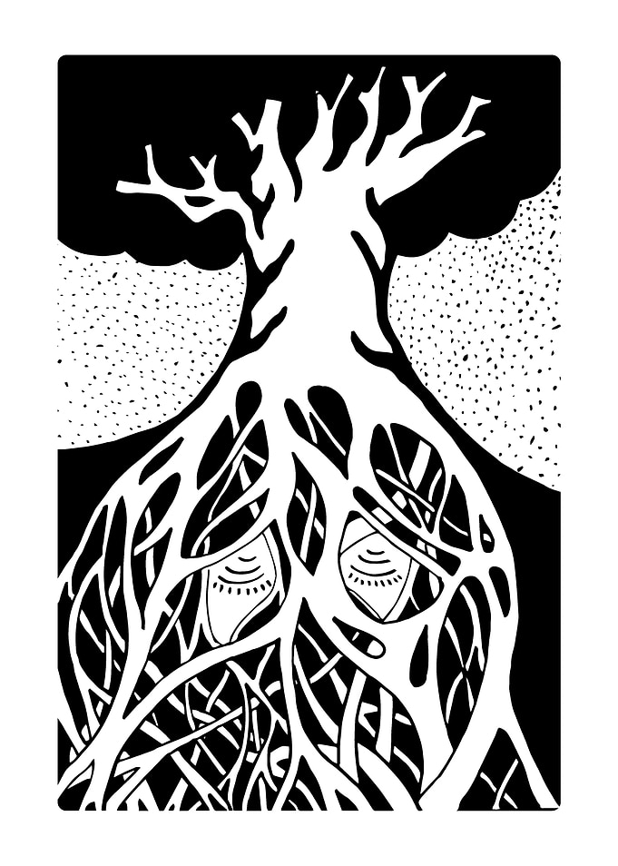 Ink Drawing Illustration