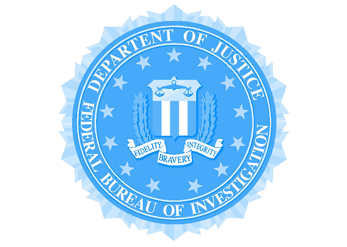 FBI Seal In Blue