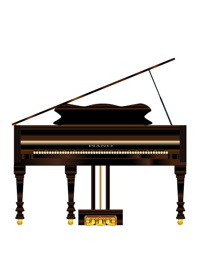 Old Grand Piano